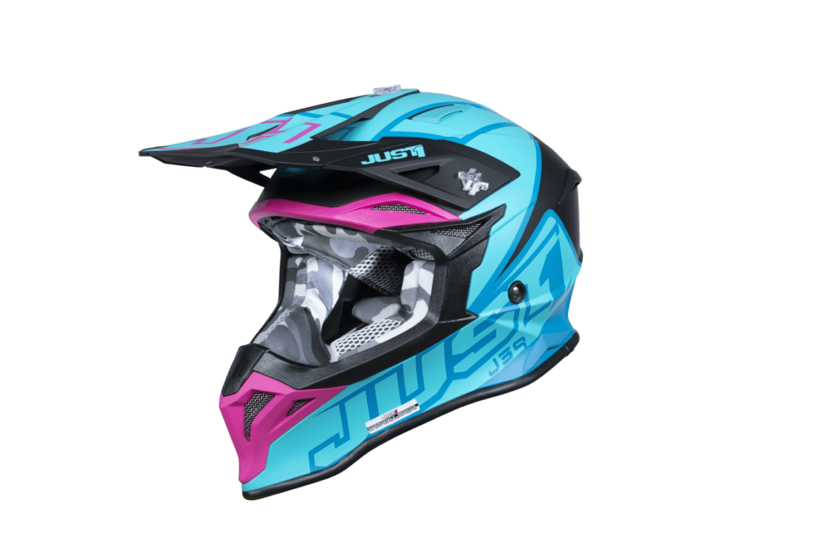 J39 Pro Just1 J39 Thruster Petrol Blue Fuxia Black Gloss – 2powerthailand.com