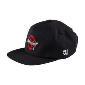 TLD Unstructured Strapback Global Black OSFA