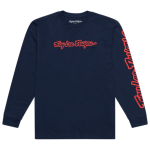 TLD LONG SLEEVE TEE Signature	Navy