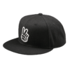 TLD FLAT BILL SNAPBACK	PEACE	Black