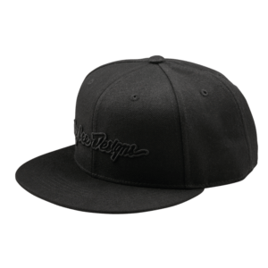 TLD FLAT BILL SNAPBACK	SIGNATURE 	Black Black