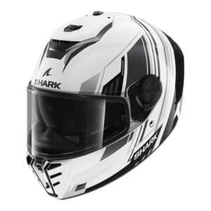 SHARK SPARTAN RS BYRHON BLACK WHITE (WKU)
