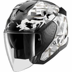 SKWAL JET PHAZ GLOSSY BLACK WHITE (KWQ)